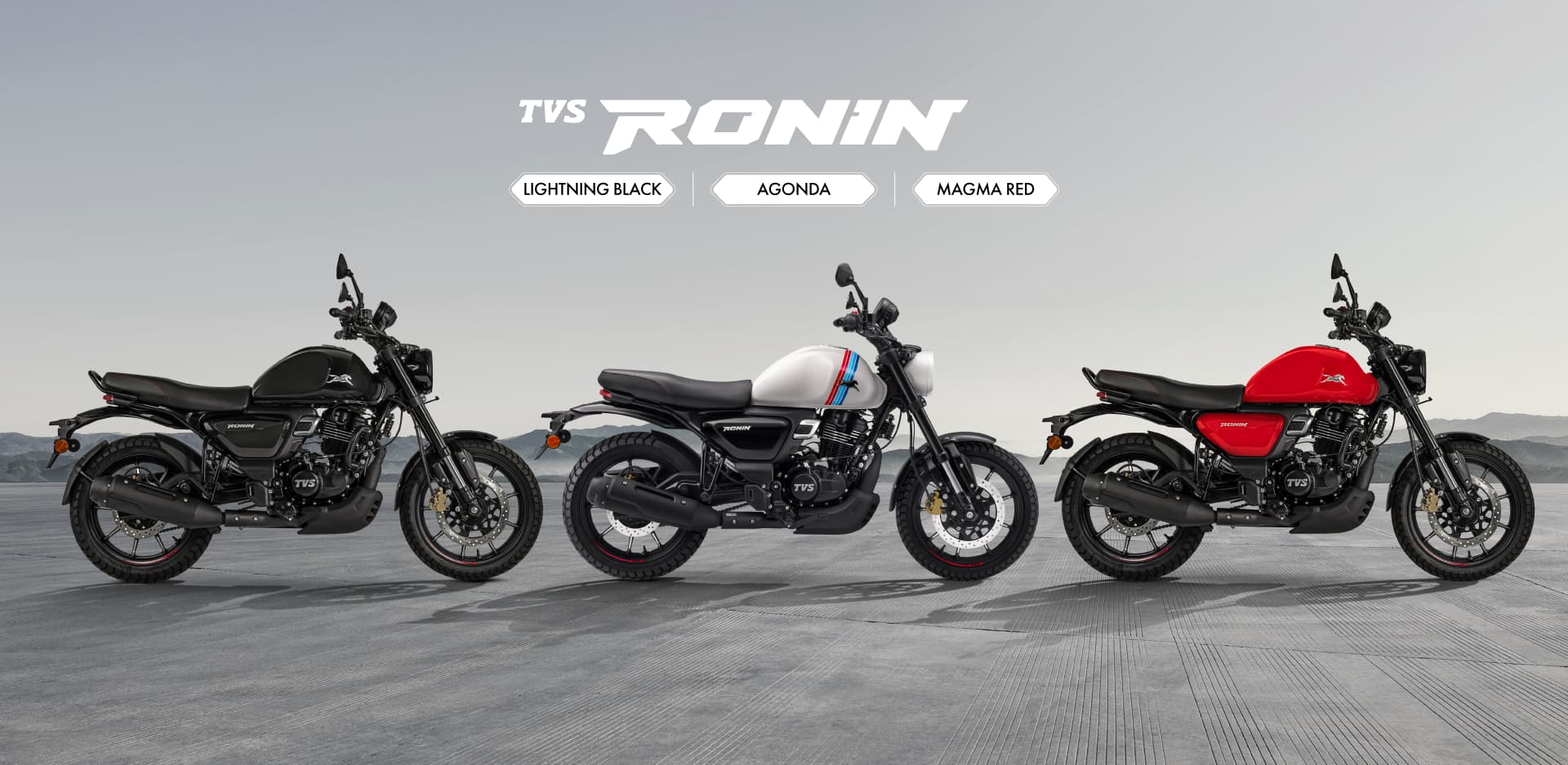 TVS RONIN 1CH BASE-LNG BLACK - OBDIIB